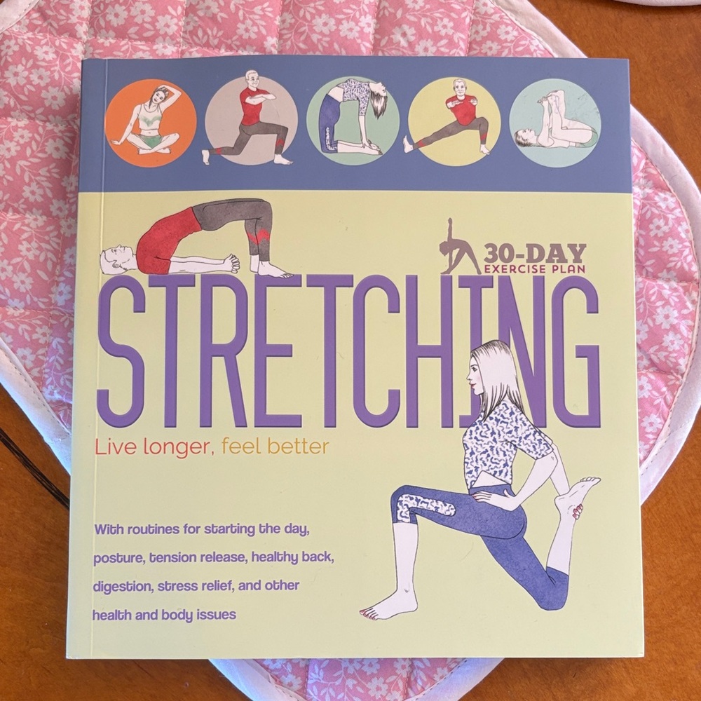 STRETCHING 30-Day Exercise Plan - Yellow & Purple